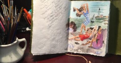 Carnet de voyage aquarelle : techniques pour van et camping-car